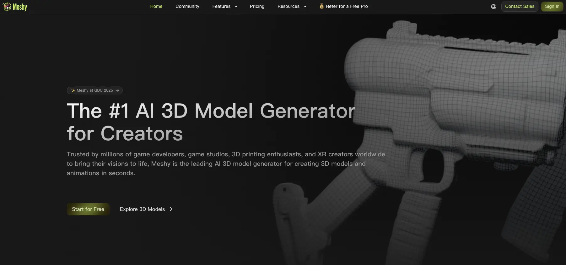 Meshy AI in animation streamlining 3D asset creation with AI-generated models and textures