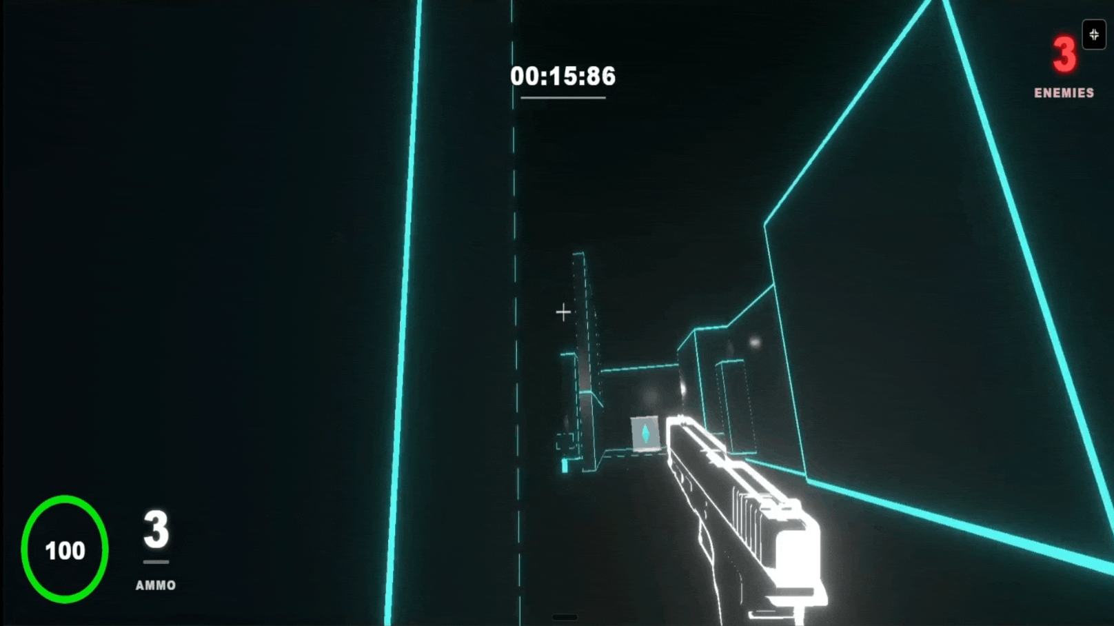 A demonstration of the game process