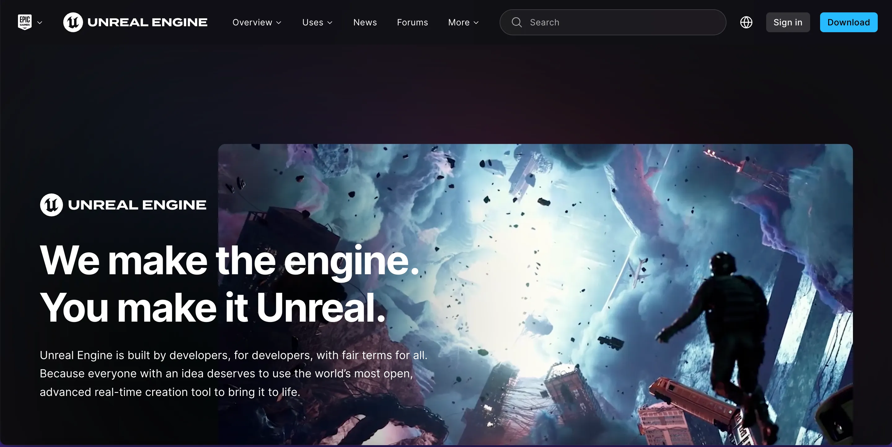 official-unreal-engine-website