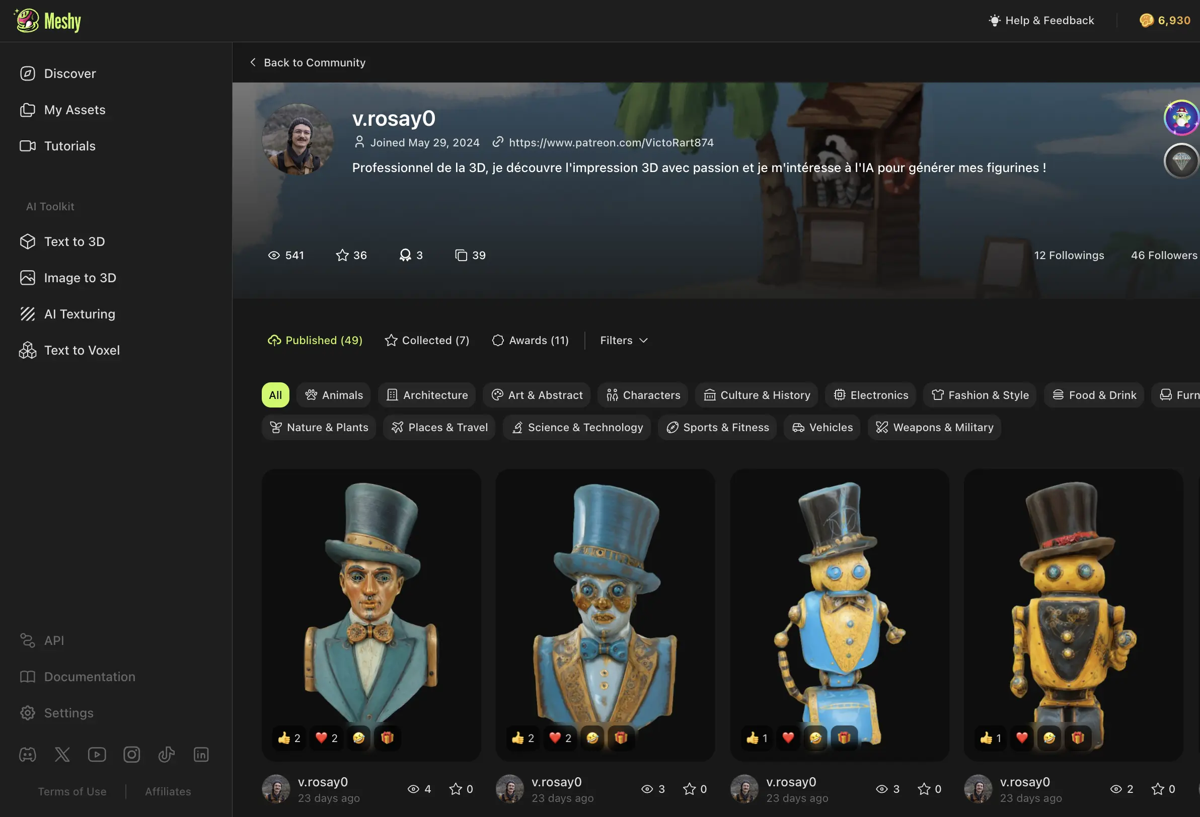Join Meshy Community