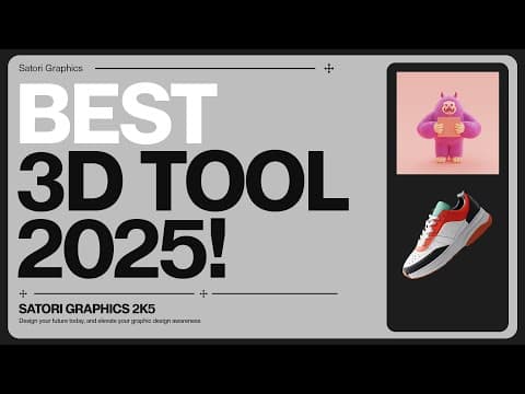 The BEST 3D Design Tool For Your 2025 Workflow?