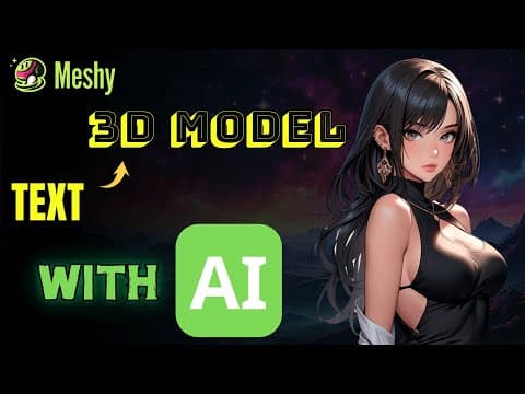 What Meshy AI Can Do for 3D Creation Will Shock You! | MikeshareAI