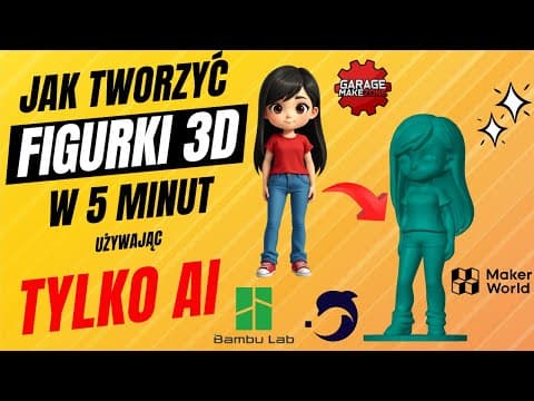 Jak Stworzyć Model 3D za Pomocą AI w 5 Minut?