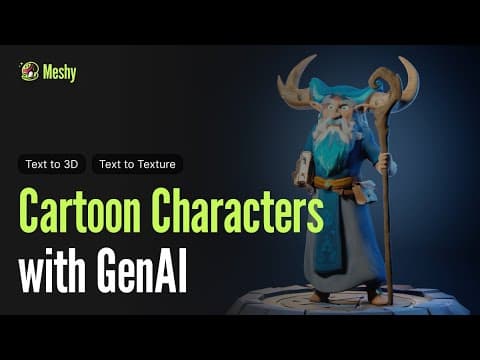 Master Cartoon Character Creation with Meshy and ZBrush: A Step-by-Step AI Guide