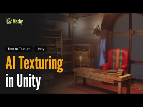 Meshy + Unity: Empowering Your Scenes with AI Texturing - Plugin Showcase