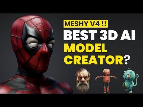 Best AI 3D Tool ?  • AI Modelling Review