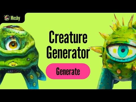 AI-Powered Next SPORE Game | Text to 3D Fun!