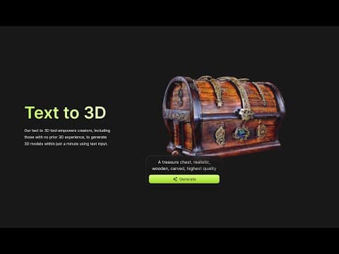 Generate 3D models by text prompt on Discord now! - Meshy AI